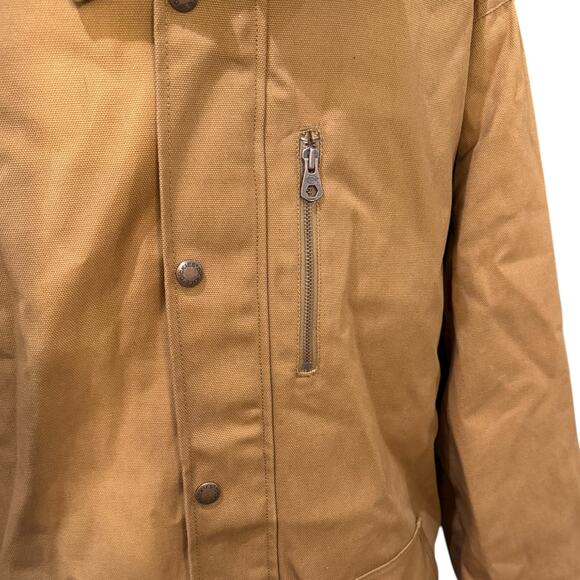 Dickies Chestnut Tan Men’s Work Zipper Snap Pockets Coat Chore Jacket XXL 2XL - Picture 5 of 6